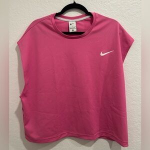 Nike Women's Vibrant Pink Muscle Tee